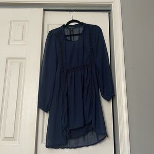 Romeo & Juliet Couture Navy Dress